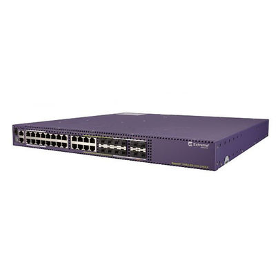 24ports interruptor extremo apilable X460-G2-24t-GE4-Base 216Gbps de la red AVB
