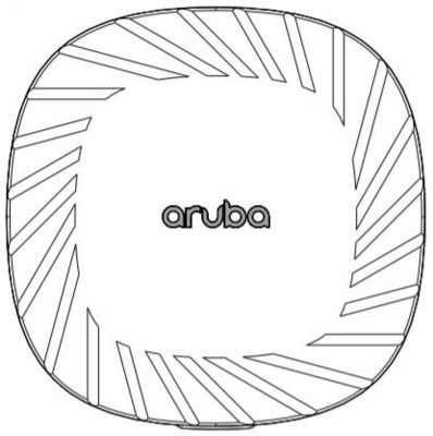 Se dobla la radio el campus AP 515 Aruba Wifi de 510 series 6 antenas internas 802.11ax unificó el AP