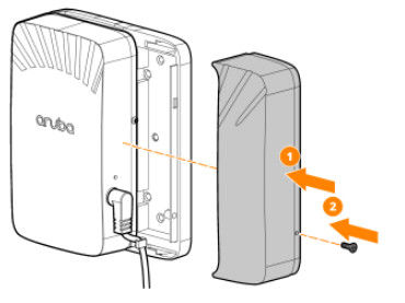 Montaje múltiple R3V58A AP-500H-MNT1 de los puntos de acceso inalámbricos de Aruba del soporte de la pared
