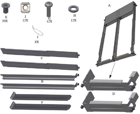 Transmisor-receptor óptico SFP MTEF-KIT-D del ODM Mellanox para los sistemas de SN2100 SN2010