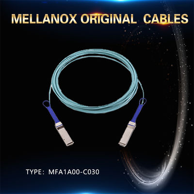 AOC óptico activo Mellanox 100GbE telegrafía MFA1A00-C030 QSFP LSZH los 30m