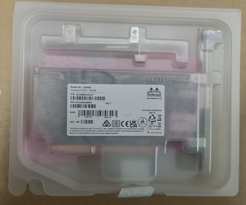 Tarjeta de adaptador EDR Connectx-5 de alta velocidad para redes de 100 GB/s MCX555A-Ecat
