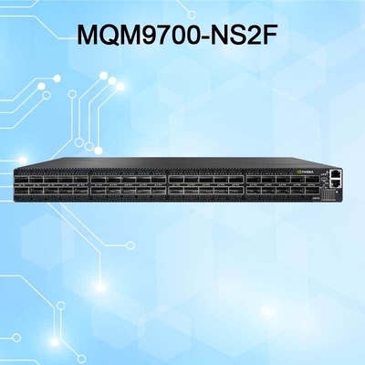 MQM9790-NS2F Mellanox Switch de red P2C Flujo de aire 64 puerto NDR 32 puerto OSFP no administrado