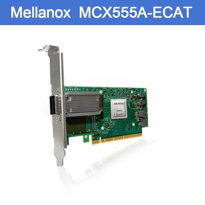 Adaptador EDR/100GbE de la tarjeta de red de MCX555A-ECAT Mellanox ConnectX-5 VPI
