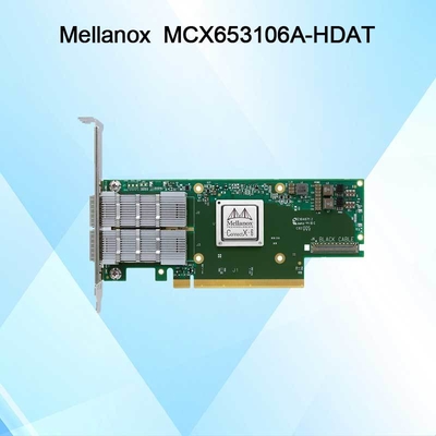 Tarjeta de red Mellanox ConnectX-6 MCX653106A-HDAT VPI, adaptador InfiniBand y Ethernet de 200 Gb/s