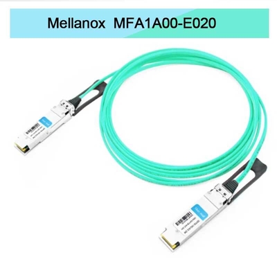 Nvidia Mfa1a00-Xxxx 100GB/S Qsfp28 Mmf Cable óptico activo Mfa1a00-E020 Cable de fibra activa Ib EDR 100GB/S