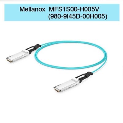 MFS1S00-H005V(980-9I45D-00H005) Cable Óptico Activo AOC Hasta 200Gb/S IB HDR QSFP56 5m