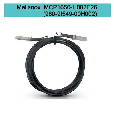 MCP1650-H002E26(980-9I549-00H002) Cables Mellanox Dac de cobre pasivo Ib HDR hasta 200 GB/S Qsfp56 2M