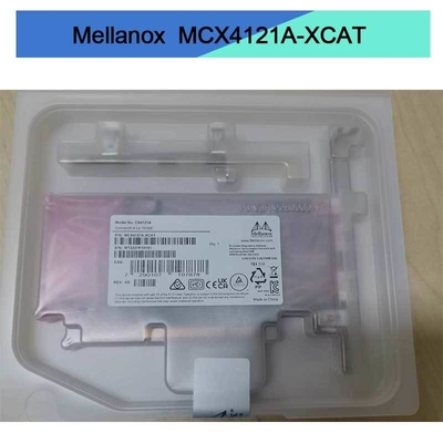Tarjeta de red del EN Mellanox de MCX4121A-XCAT ConnectX-4 Lx 10GbE SFP28 portuario dual PCIe3.0 X8