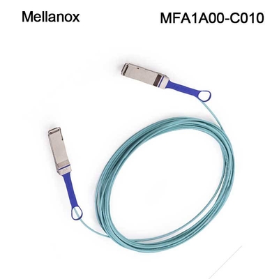 cable óptico activo AOC MFA1A00-C010 10m de 100GbE LSZH Mellanox QSFP28