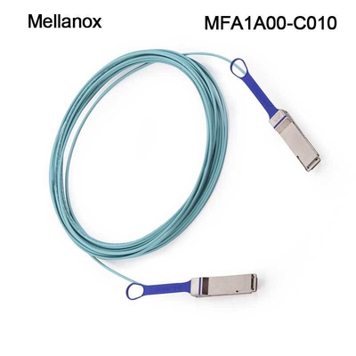 cable óptico activo AOC MFA1A00-C010 10m de 100GbE LSZH Mellanox QSFP28