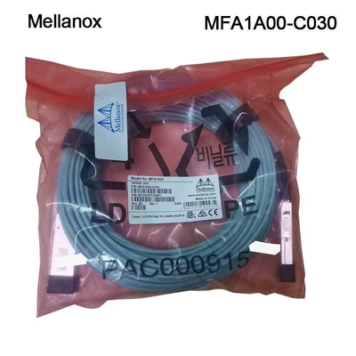 AOC óptico activo Mellanox 100GbE telegrafía MFA1A00-C030 QSFP LSZH los 30m