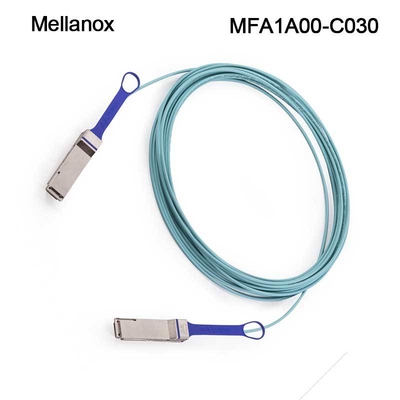 AOC óptico activo Mellanox 100GbE telegrafía MFA1A00-C030 QSFP LSZH los 30m