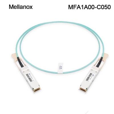QSFP LSZH Mellanox AOC Cable Óptico Activo MFA1A00-C050 100GbE 50m nuevo y original
