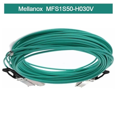 Infiniband Mellanox AOC MFS1S50-H030V VPI HDR & ETH 2x100Gb/S 30M QSFP56 nuevo y original