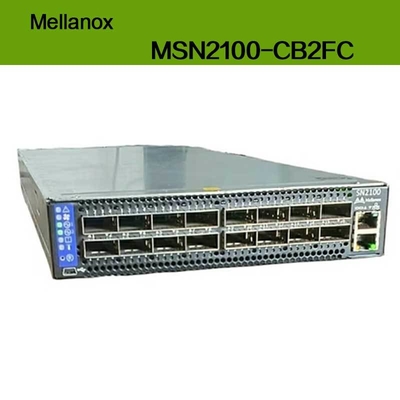 MSN2100-CB2FC Switch Nvidia Spectrum 100gbe 1u, 1g Velocidad Máxima, Cumulus Linux 16, 16 Puertos Qsfp28, 2 Fuentes de Alimentación CA, X86 2 núcleos, Profundidad Corta, Flujo de Aire P2c
