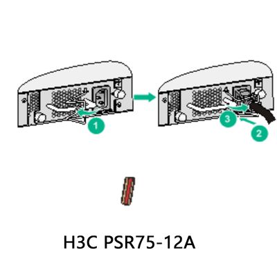 Fuente de alimentación conmutada PSR75-12A versátil para dispositivos electrónicos PSR75-12A Caja de cartón