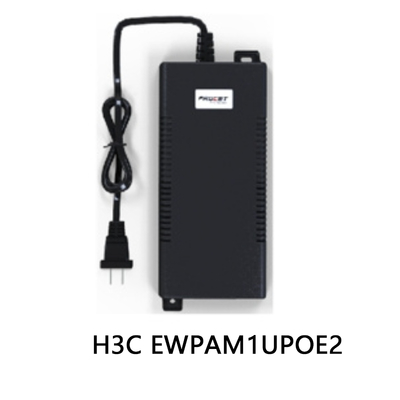 H3c Ewpam1upoe2 60 puertos 55W-1V-1.1A-DC Adaptador de energía de red > 200Mbps Cartón