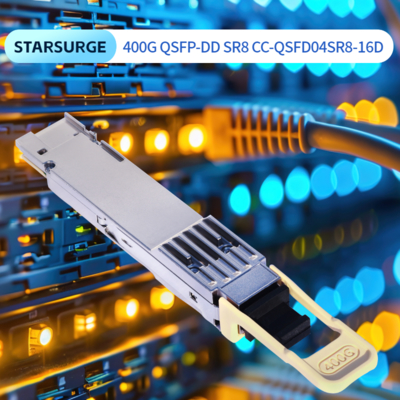 Transceptor óptico QSFP-DD SR8 de alta velocidad de 400G para centros de datos 400G QSFP-DD SR8