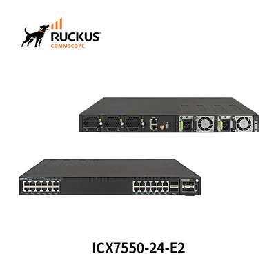 Switch Ruckus Icx7550-24-E2 avanzado con 24 puertos para una conectividad perfecta