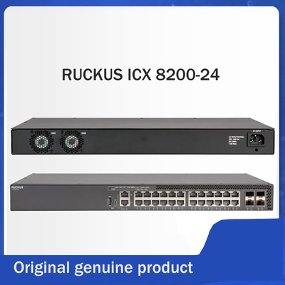 Interruptor de Ethernet Ruckus Icx8200-24f, para el cual se utiliza un interruptor de conexión