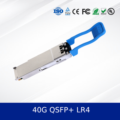 Módulo transceptor óptico QSFP+ LR4 40G de alta velocidad 3.3V para redes confiables Nuevo