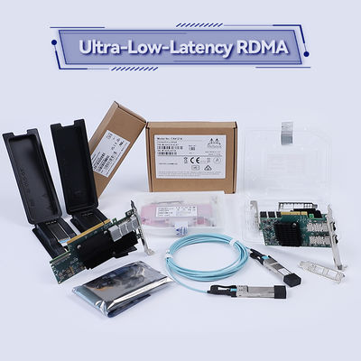 Tarjeta de interfaz de red del puerto dual SFP28 PCIe3.0 X8 del EN 25GbE de Mellanox ConnectX-4 Lx MCX4121A-ACAT