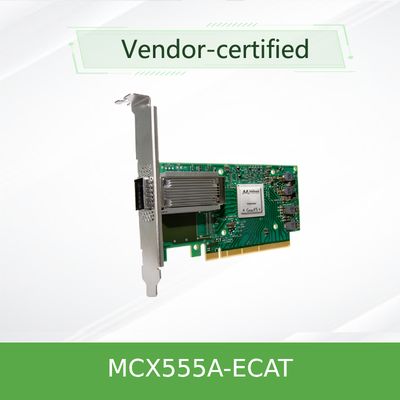 Tarjeta de red de Mellanox VPI Mellanox 100gbe Nic Adapter Card MCX555A-ECAT ConnectX-5 EDR 100GbE