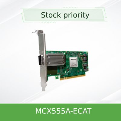 Adaptador EDR/100GbE de la tarjeta de red de MCX555A-ECAT Mellanox ConnectX-5 VPI