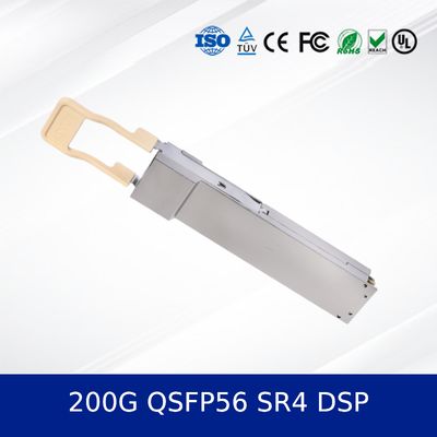 Módulo transceptor óptico DSP QSFP56 SR4 200G Ethernet de alto rendimiento, nuevo