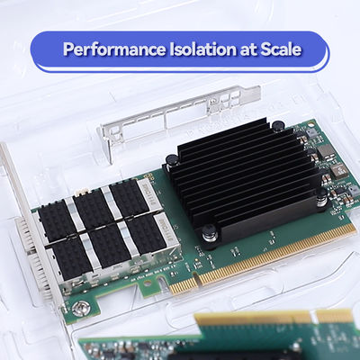 Nvidia MCX653105A-Ecat-Sp Connectx6 con puerto único Osfp56 EDR 100GB/S Vpi Tarjeta de red de banda ancha