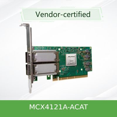 MCX4121A-ACAT ConnectX®-4 Lx EN Nic Tarjeta de interfaz de red 25GbE con doble puerto SFP28