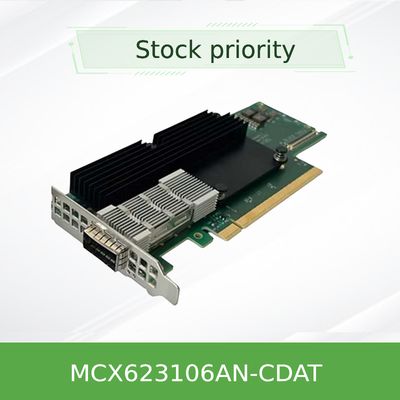 Tarjeta de red del EN 100GbE del NIC ConnectX-6 Dx de los adaptadores de Ethernet de QSFP56 Mellanox MCX623106AN-CDAT