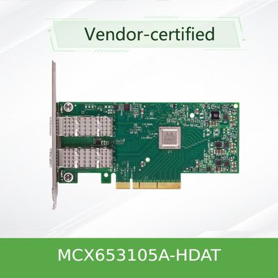 Tarjeta de red MCX653105A-HDAT 200gbe con cable para centros de datos modernos