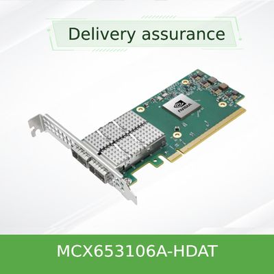 Adaptador de la tarjeta de red de MCX653106A-HDAT-SP Mellanox 200gbe ConnectX-6 VPI