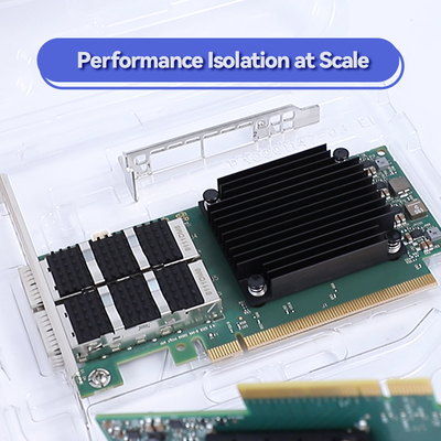 Mellanox ConnectX-6 MCX653105A-HDAT-SP VPI Puerto único HDR 200Gb/s Tarjeta de adaptador InfiniBand y Ethernet, PCIe 3.0/4.0 x16