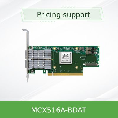 ConnectX-5 ex puerto QSFP28 4,0 X16 de la tarjeta MCX516A-BDAT 40GbE 2x del adaptador de red del EN Mellanox