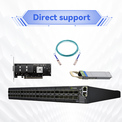 36p externamente manejó el interruptor MSB7890-ES2F de EDR 100Gb/S Smart Mellanox Infiniband no bloqueando