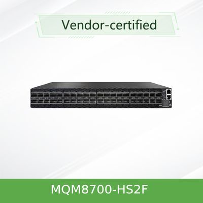 MQM8700-HS2F(920-9B110-00FH-0MD)  Conmutador de red Quantum Mellanox Hdr 40 puertos 200 Gbit/s 40 puertos Infiniband