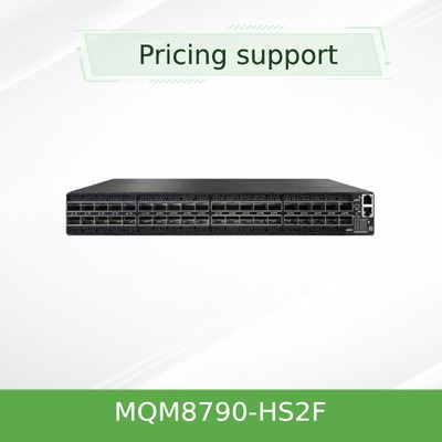 El interruptor 40 QSFP56 de MQM8790-HS2F Mellanox Infiniband vira la circulación de aire de las fuentes hacia el lado de babor de alimentación de HDR 2 P2C