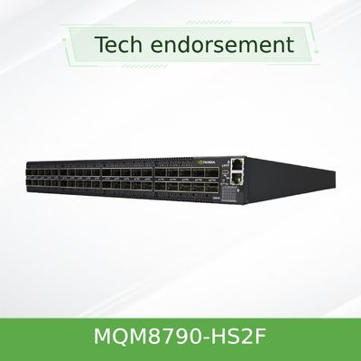 Puerto del interruptor de red de MQM8790-HS2F Mellanox 40 no que bloquea HDR manejado 200Gb/S