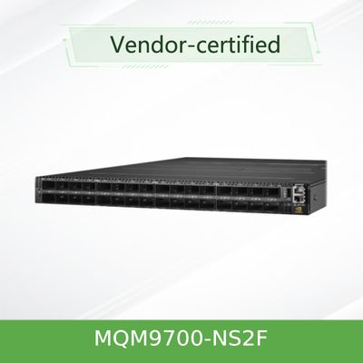 Switch de red Mellanox MQM9700-NS2F(920-9B210-00FN-0M0) Infiniband 400G 16.8 Tbps para servidor