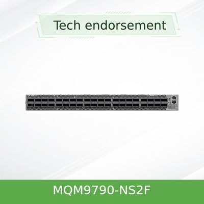 MQM9790-NS2F ((920-9B210-00FN-0D0) Mellanox Switch de red P2C Flujo de aire 64 puerto NDR 32 puerto OSFP no administrado