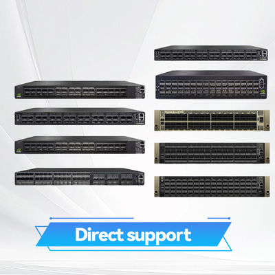2 el interruptor corto MSN2100-CB2F 100GbE 1U 16 QSFP28 de Mellanox SN2000 de la profundidad de la base vira 2 fuentes de alimentación X86 de la CA hacia el lado de babor