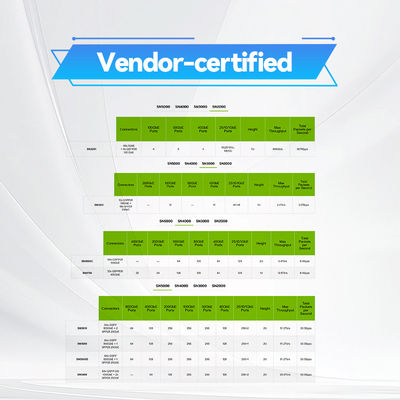 2 el interruptor corto MSN2100-CB2F 100GbE 1U 16 QSFP28 de Mellanox SN2000 de la profundidad de la base vira 2 fuentes de alimentación X86 de la CA hacia el lado de babor