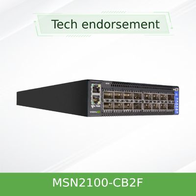 Ethernet de MSN2100-CB2F Mellanox cambia la media anchura 10/25GbE y 100GbE