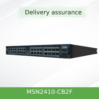 Interruptor 1,8 Tbps de la red MSN2410-CB2F Mellanox 25g