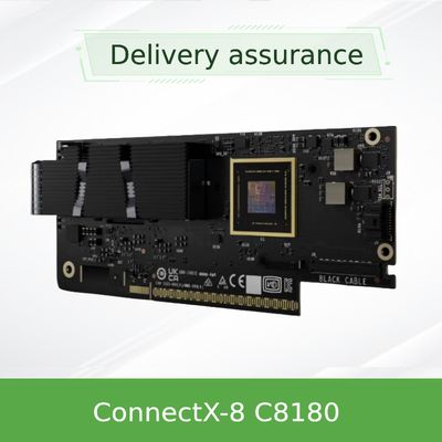 Adaptador Nvidia Connectx-8 C8180 (900-9X81E-00EX-DT0) Osfp de una sola jaula Infiniband: 800gbs Xdr Ib
