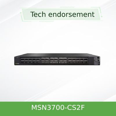 Las fuentes de alimentación de la red de Mellanox MSN3700-CS2F 100GbE 1U 2