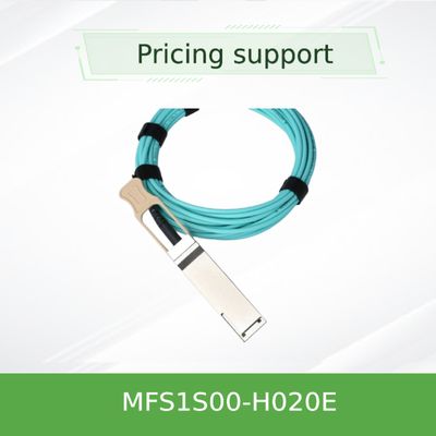 cable de Ethernet activo de AOC del cable de la fibra de los 20m 200Gb Mellanox MFS1S00-H020E QSFP56